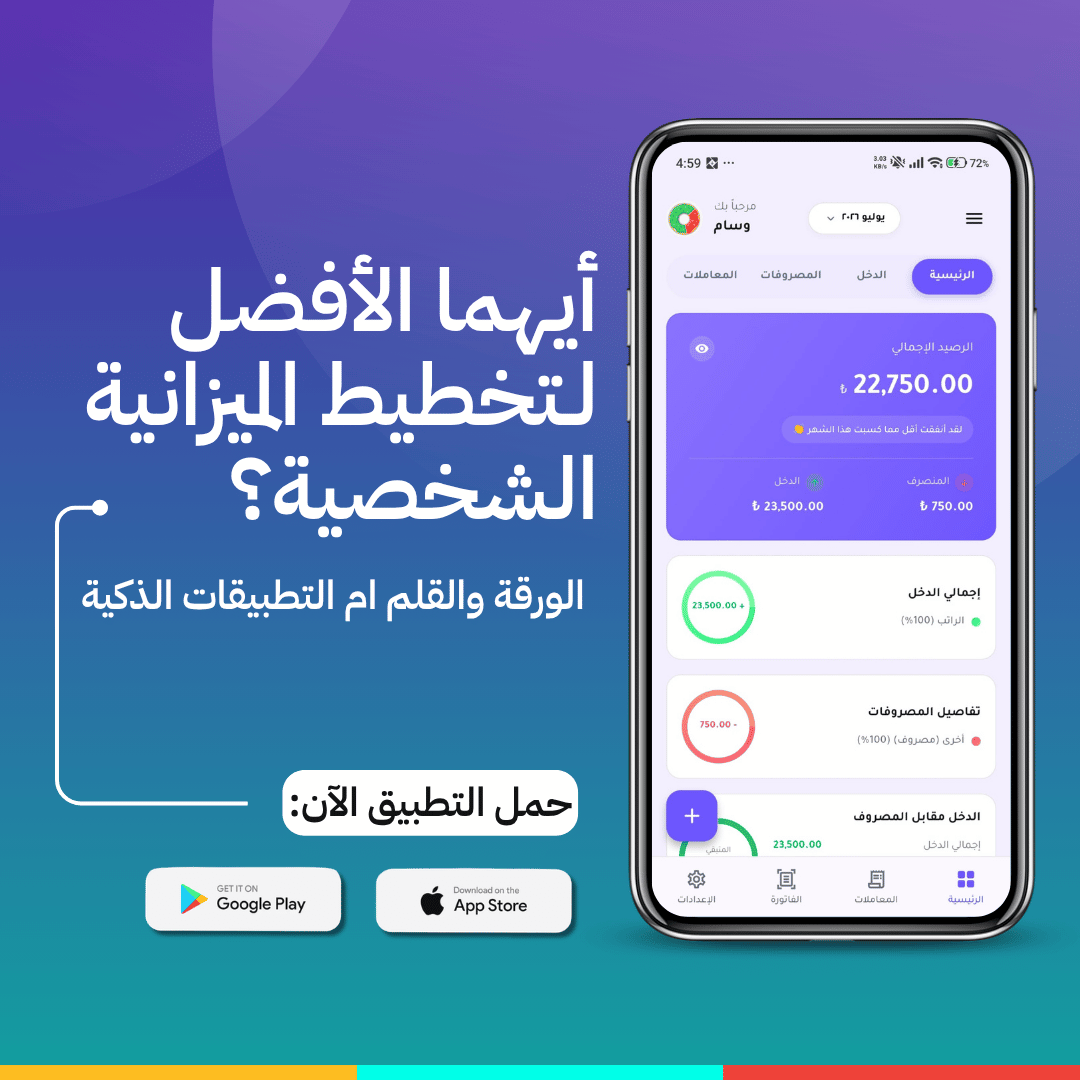 Read more about the article أيهما الأفضل لـتخطيط الميزانية الشخصية؟ الورقة والقلم ام التطبيقات الذكية